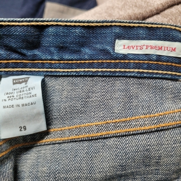 Levi's Premium Denim Pencil Skirt - Picture 2 of 4